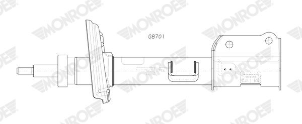 MONROE Amort Artikli number: G8701 soodsalt