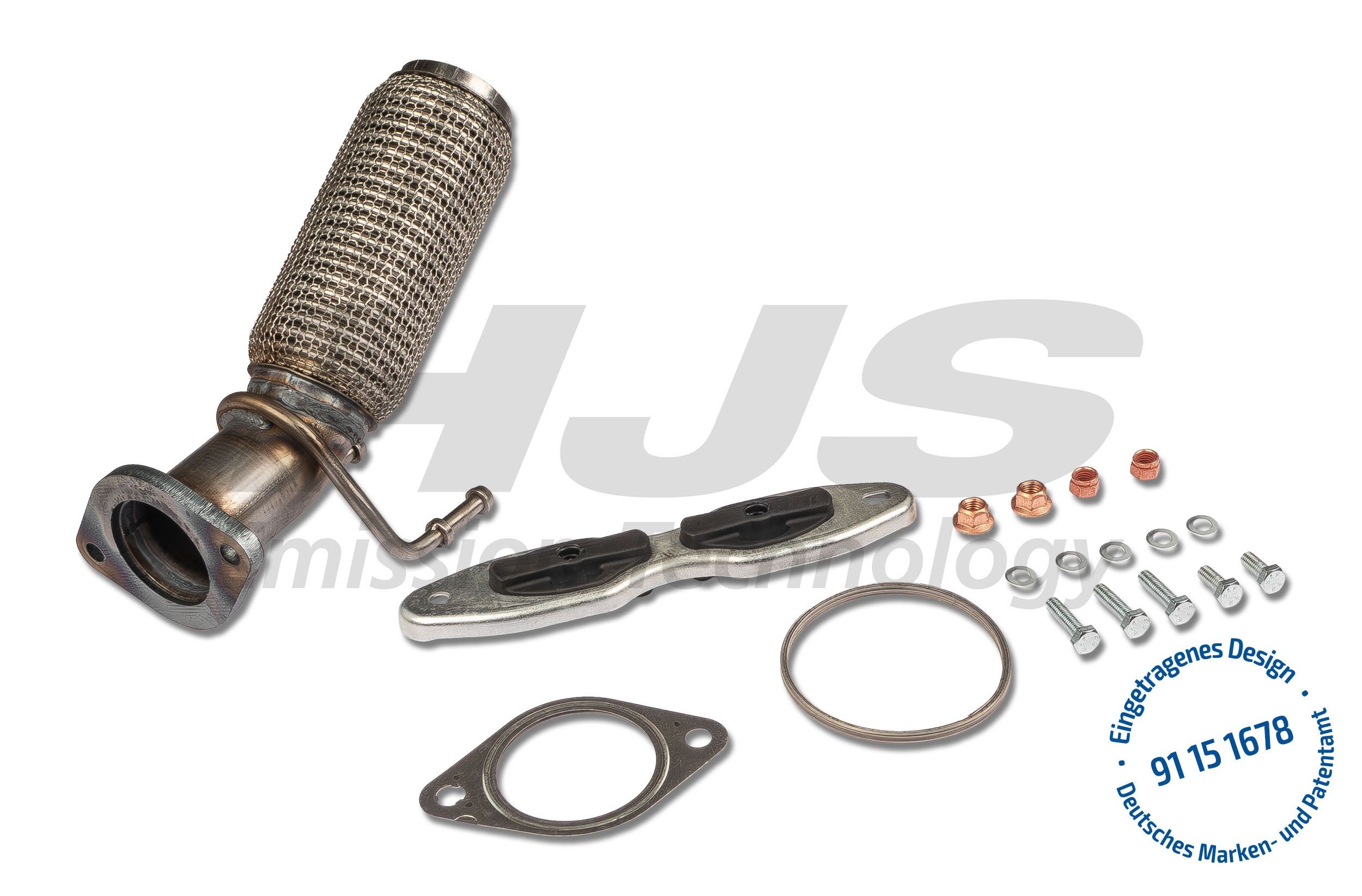 HJS Repair Pipe, catalytic converter Article number: 91 15 1678 cheaply