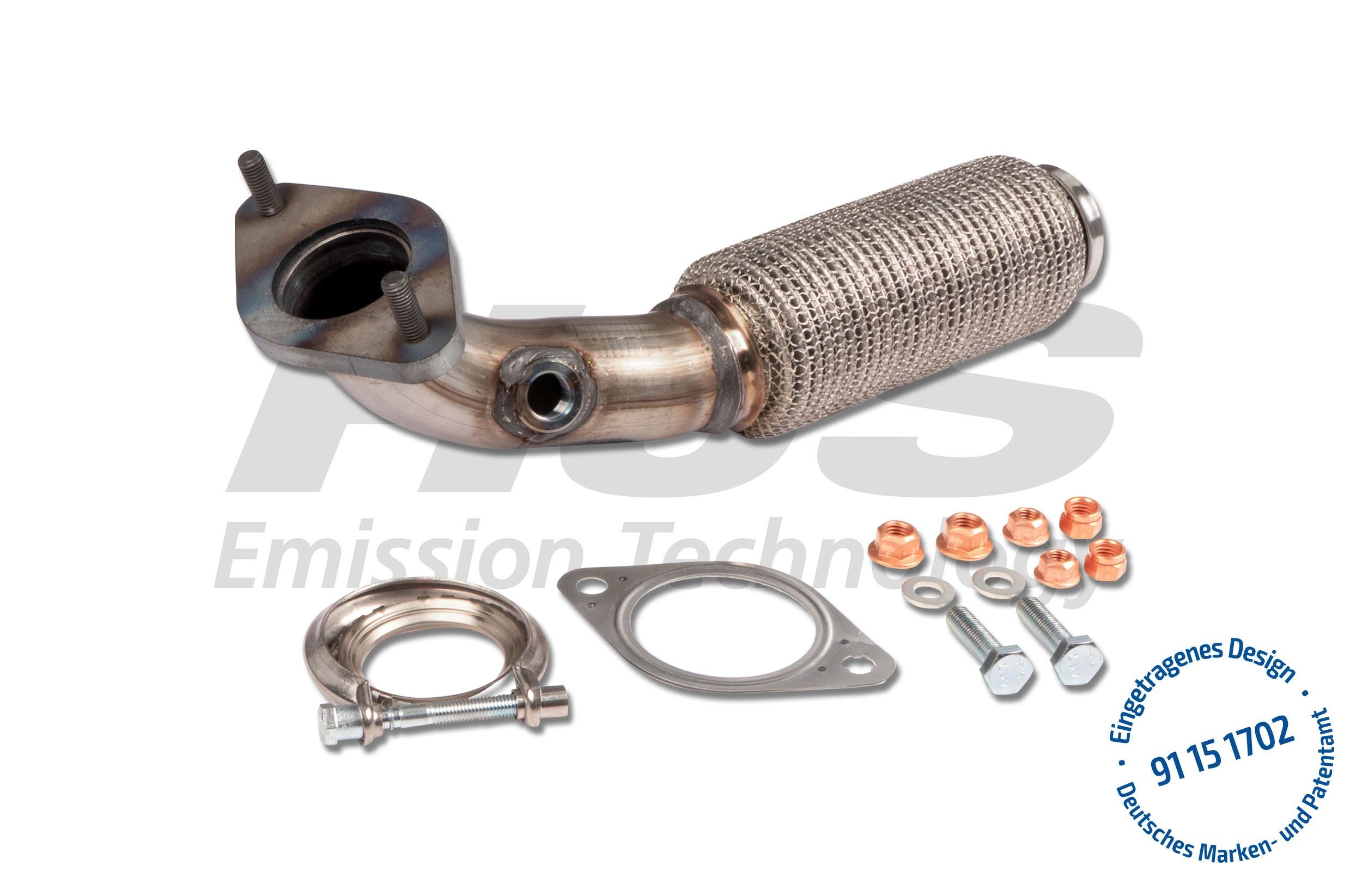 HJS Exhaust Pipe Article number: 91 15 1702 cheaply
