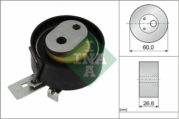 INA Timing belt tensioner pulley Article number: 531 0938 10 cheaply