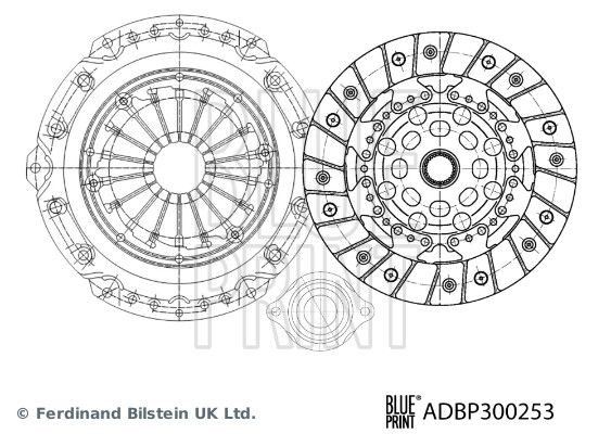 BLUE PRINT Sidurikomplekt Artikli number: ADBP300253 soodsalt