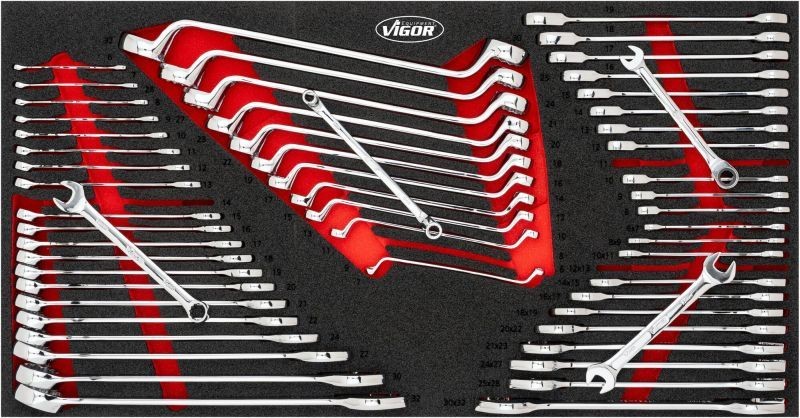 VIGOR Spanner Set, ring / open ended Article number: V6650N cheaply