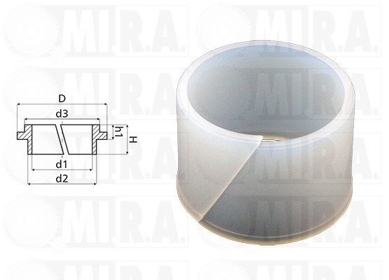 MI.R.A. Bush, steering shaft Article number: 36/1207 cheaply