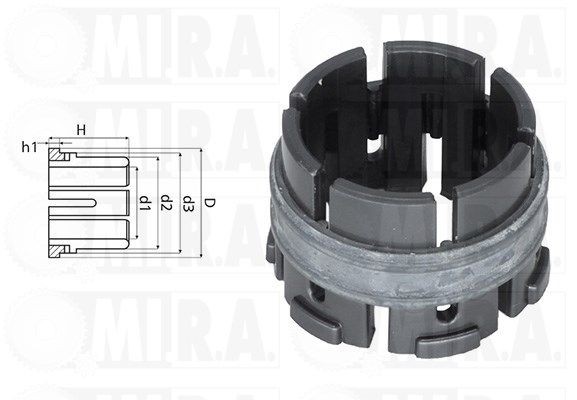 MI.R.A. 36/1417 Puks, juhtvõll COMPASS 1.4 MultiAir 4x4 170 HP Bensiin