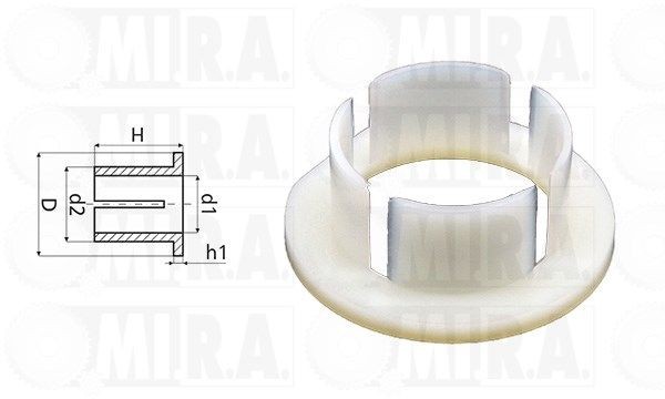 MI.R.A. Bush, steering shaft Article number: 36/1429 cheaply