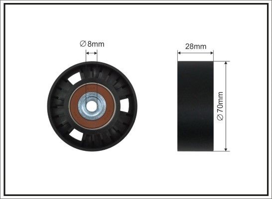 CAFFARO Deflection / Guide Pulley, v-ribbed belt Article number: 370-14 SC cheaply
