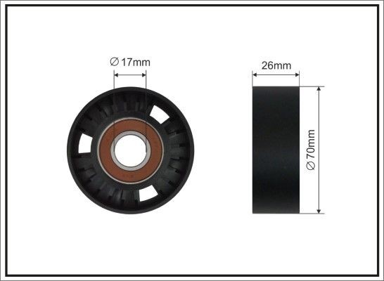 CAFFARO Tensioner pulley Article number: 500425 SC cheaply