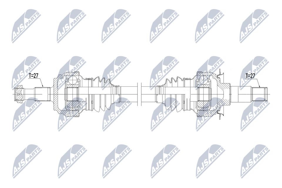 NTY Drive shaft Article number: NPW-ME-226 cheaply