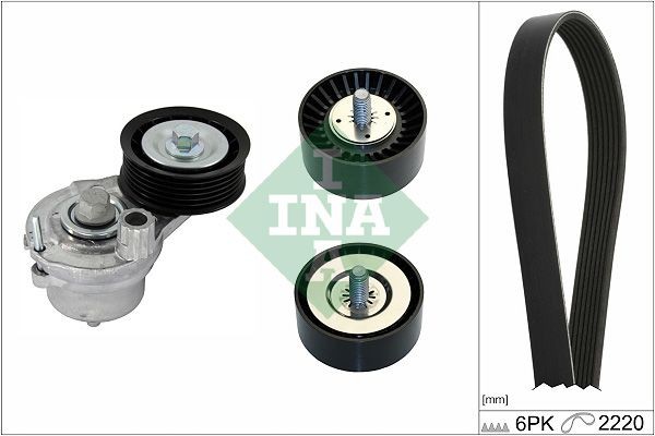 INA 530 0062 09 Pulley Set, timing belt LT 2.5 SDI 75 PS Diesel 2006