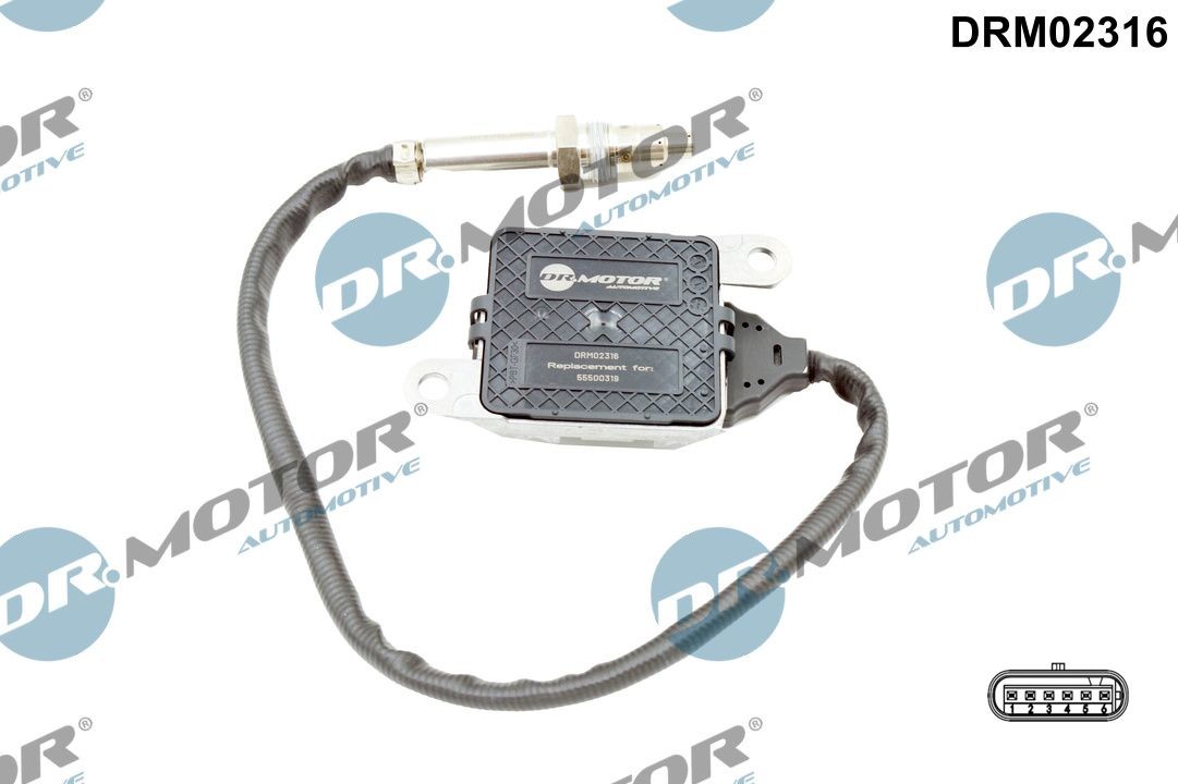DR.MOTOR AUTOMOTIVE DRM02316 NOx Sensor, NOx Catalyst INSIGNIA 2.0 CDTI (69) 170 PS Diesel 2017