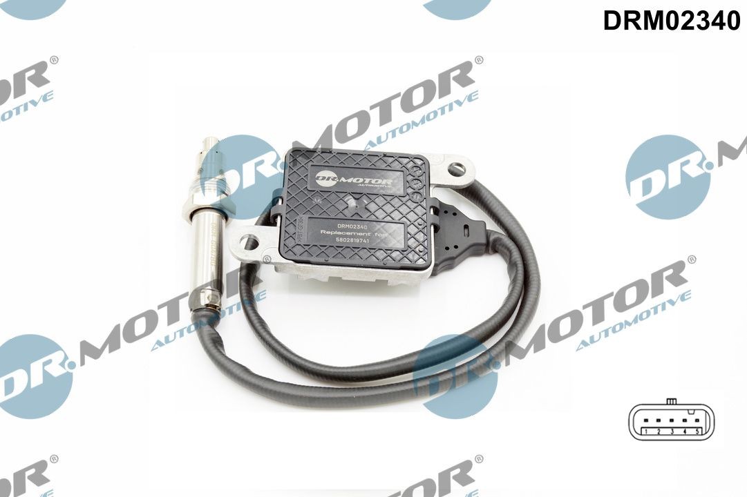 DR.MOTOR AUTOMOTIVE DRM02340 NOx Sensor, NOx Catalyst Daily 35C21, 35S21, 40C21, 50C21, 60C21, 65C21, 70C21 211 PS Diesel