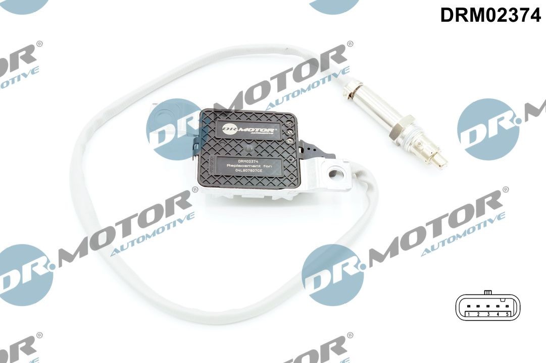 DR.MOTOR AUTOMOTIVE DRM02374 NOx Sensor, NOx Catalyst SUPERB 2.0 TDI 177 PS Diesel