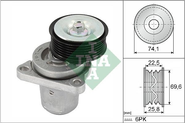 INA Pulley Set, timing belt Article number: 530 0380 09 cheaply