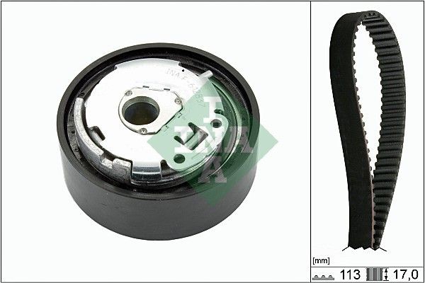 INA Pulley Set, timing belt Article number: 530 0431 09 cheaply