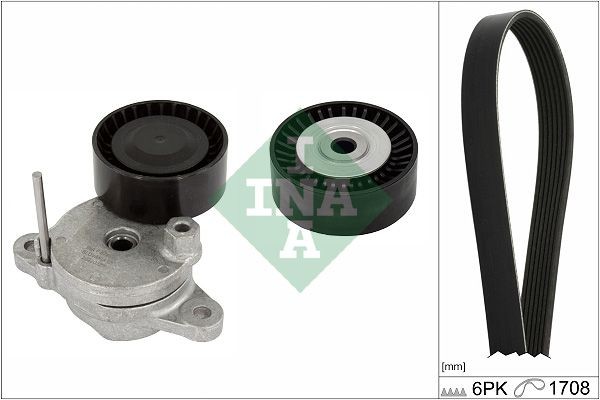 INA Pulley Set, timing belt Article number: 530 0436 09 cheaply