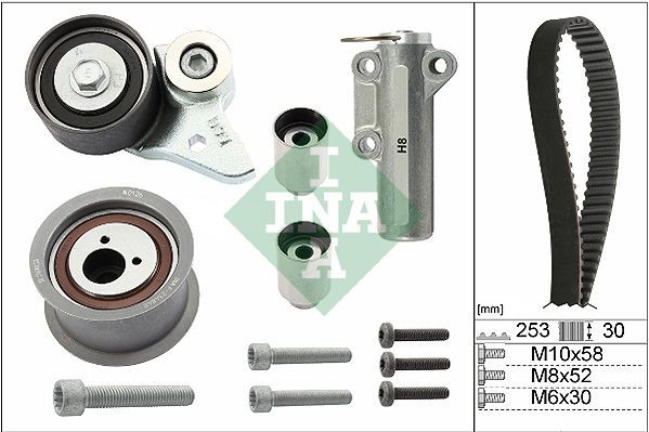 INA Timing belt kit Article number: 530 0452 10 cheaply