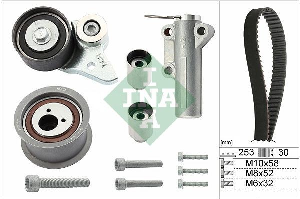 INA Timing belt kit Article number: 530 0478 10 cheaply