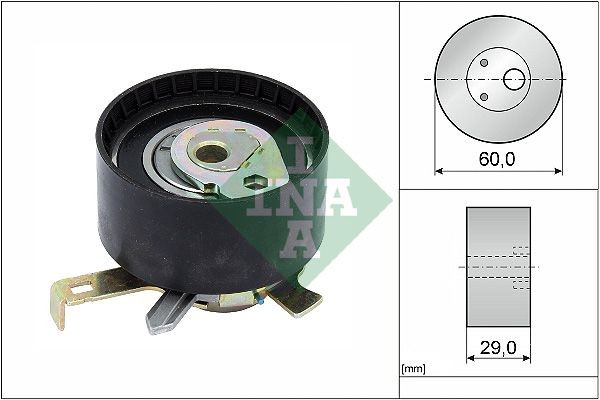 INA Timing belt tensioner pulley Article number: 531 0345 10 cheaply