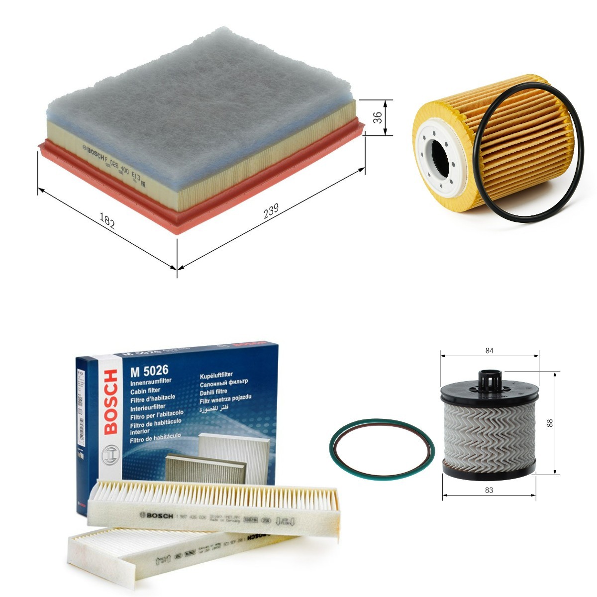 BOSCH Filter kit Varenummer: BSH4055N0018 billige