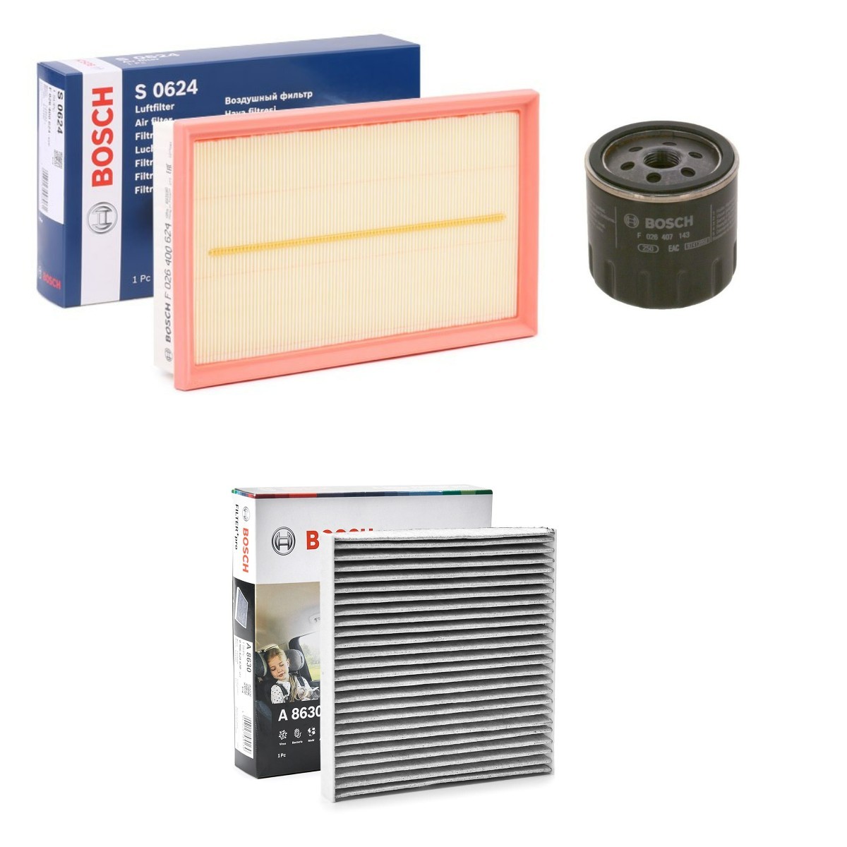 BOSCH Filter kit Article number: BSH4055N0035 cheaply