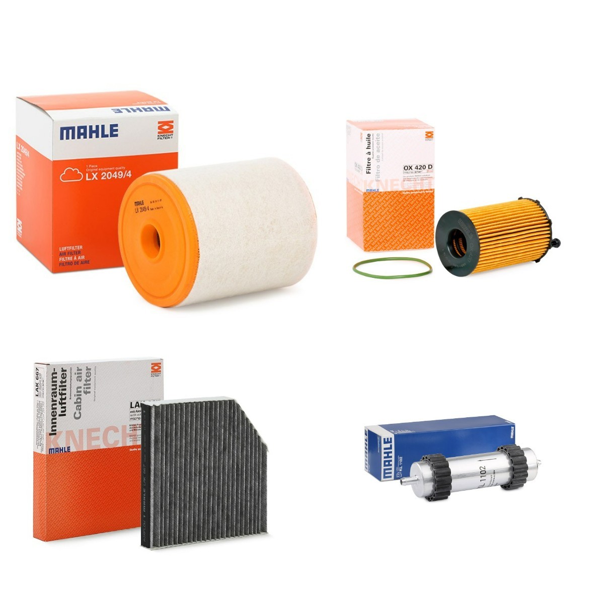 MAHLE ORIGINAL Filter-komplekt Artikli number: MHL4055N0053 soodsalt
