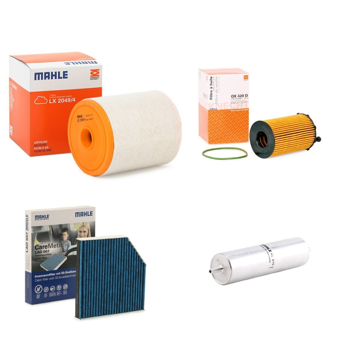 MAHLE ORIGINAL Filter-komplekt Artikli number: MHL4055N0054 soodsalt