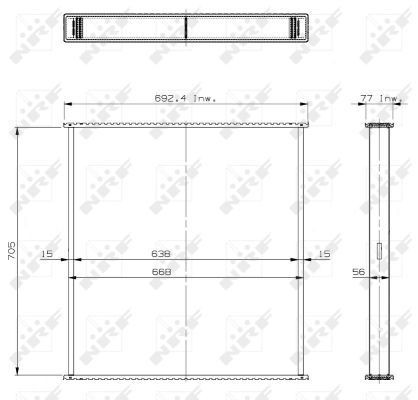 NRF Intercooler Varenummer: 30467 billige