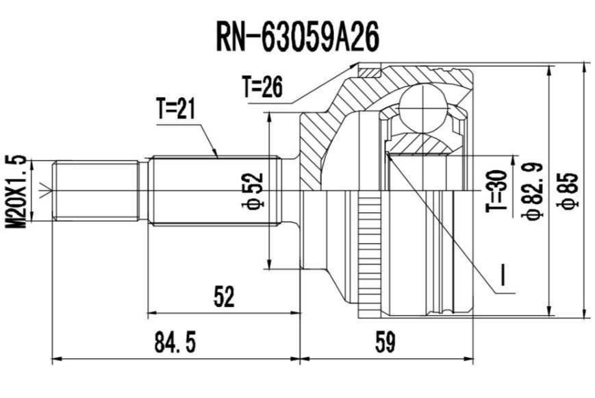 PROCARO Joint kit, drive shaft Article number: 77-RE-300 cheaply