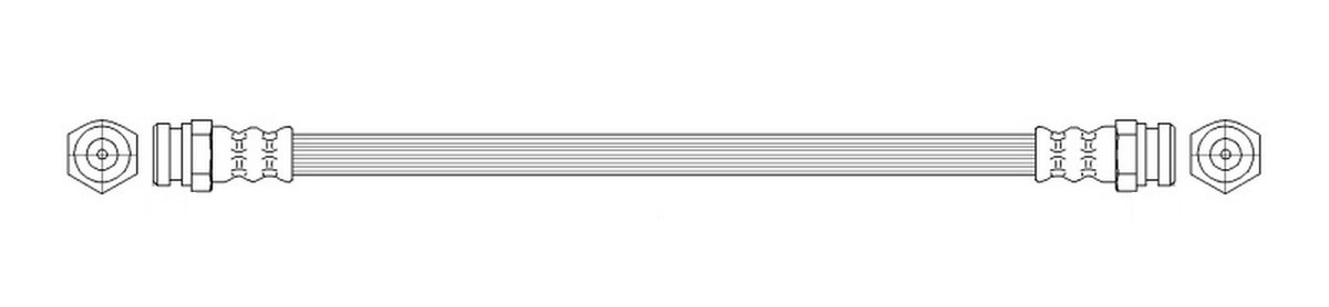 K&K Brake hose Article number: FT0511 cheaply