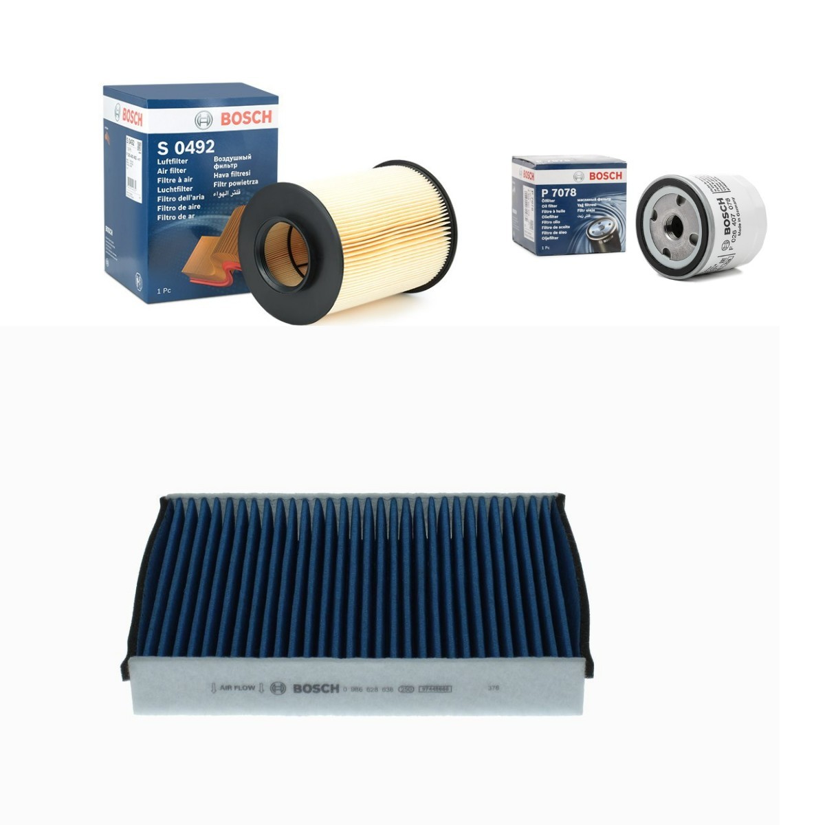 BOSCH Filter-komplekt Artikli number: BSH4055N0127 soodsalt