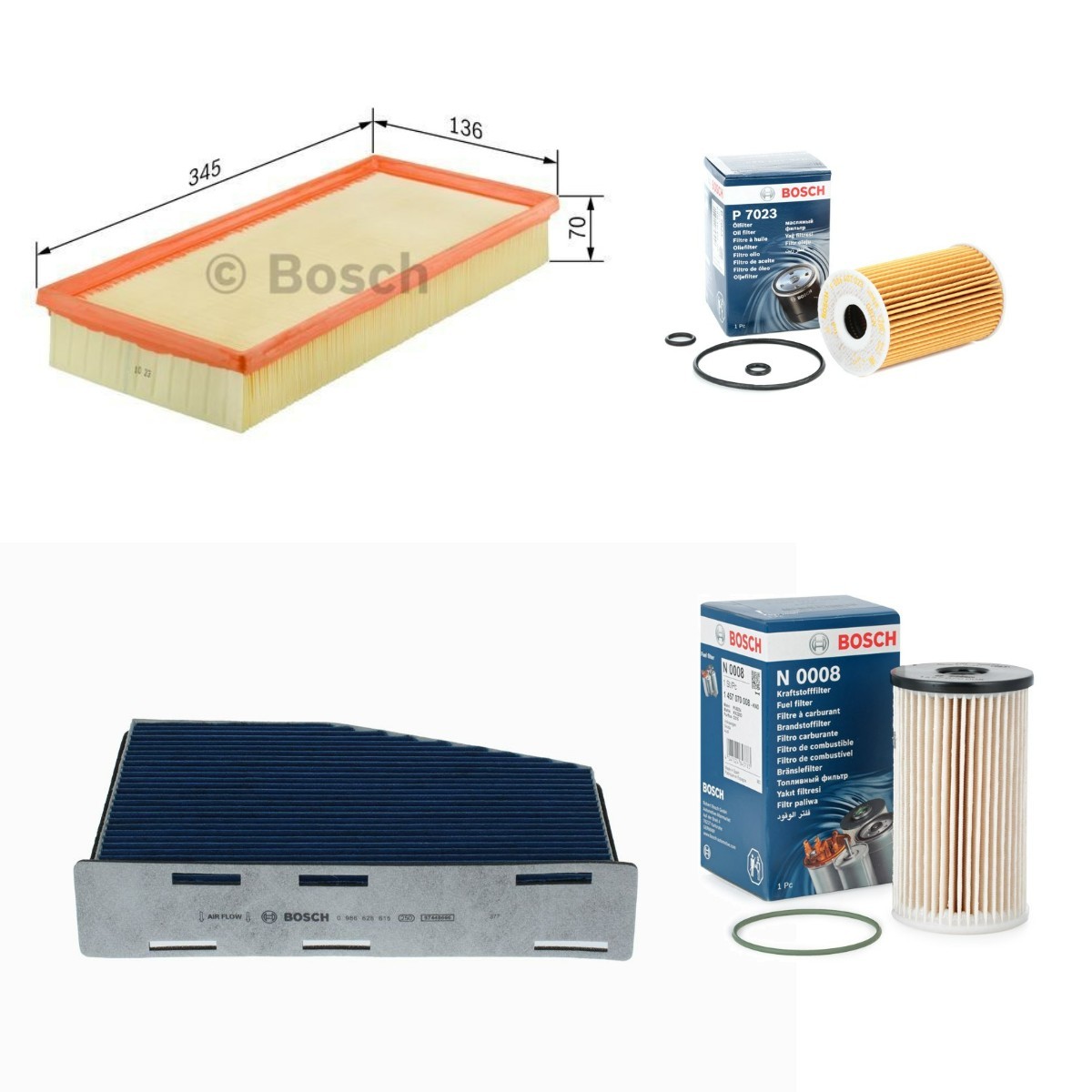 BOSCH Filter kit Article number: BSH4055N0139 cheaply