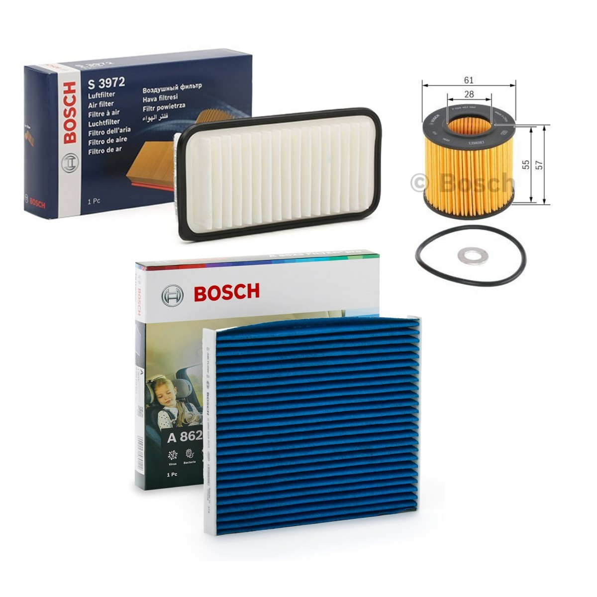 BOSCH Filter kit Article number: BSH4055N0159 cheaply