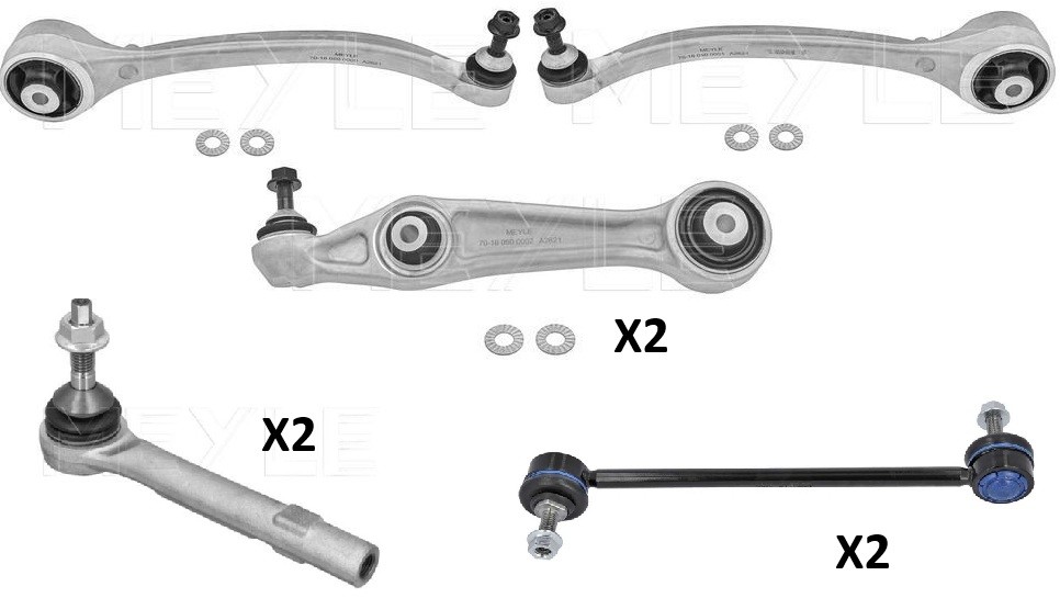 MEYLE ME772N0003 Repsæt hjulophæng MODEL X 100D AWD 525 HK EL