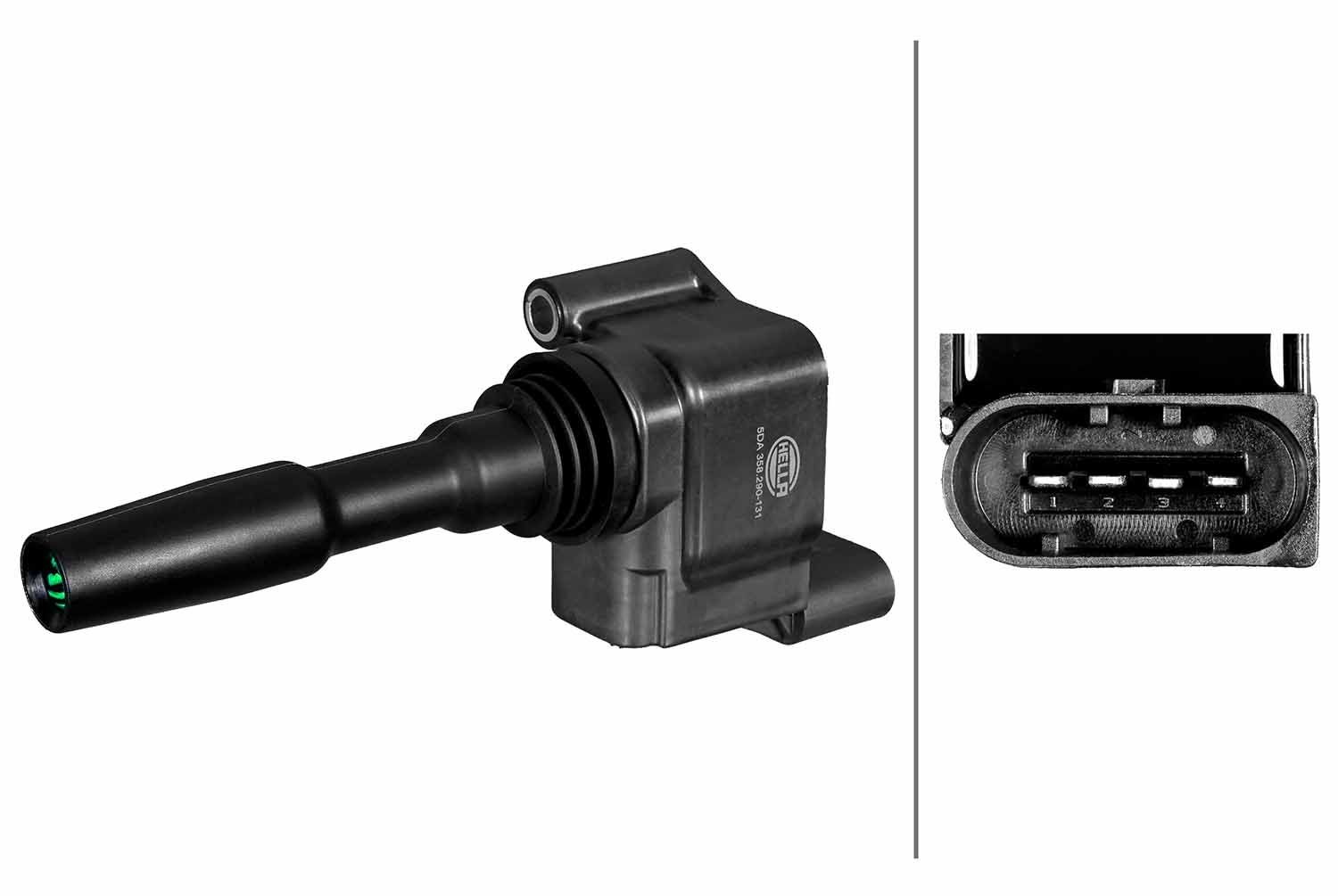 HELLA Ignition coil Article number: 5DA 358 290-131 cheaply