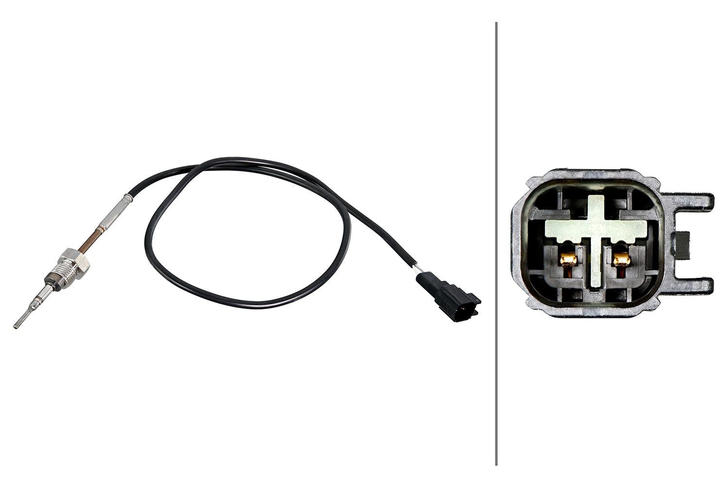 HELLA Sensor, exhaust gas temperature Article number: 6PT 358 226-181 cheaply