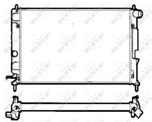 NRF Engine radiator Article number: 58290 cheaply