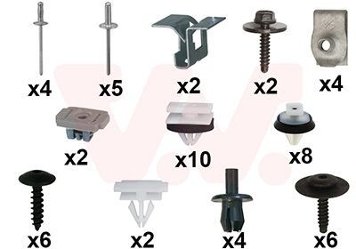 VAN WEZEL Mounting Kit, bumper Article number: 0949793 cheaply