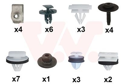 VAN WEZEL Mounting Kit, mud guard Article number: 0949796 cheaply