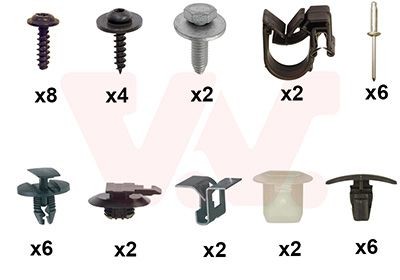 VAN WEZEL Mounting Kit, bumper Article number: 0952794 cheaply
