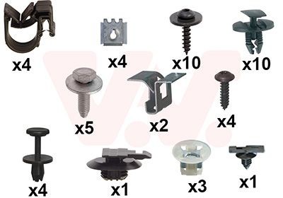 VAN WEZEL Mounting Kit, mud guard Article number: 0972796 cheaply