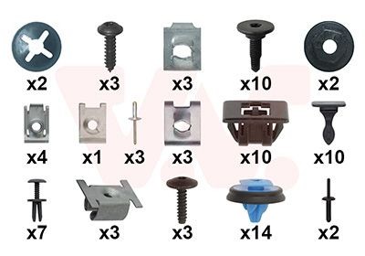 VAN WEZEL Mounting Kit, bumper Article number: 0983794 cheaply