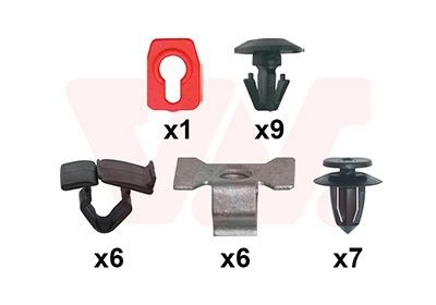 VAN WEZEL Mounting Kit, bonnet Article number: 0983797 cheaply