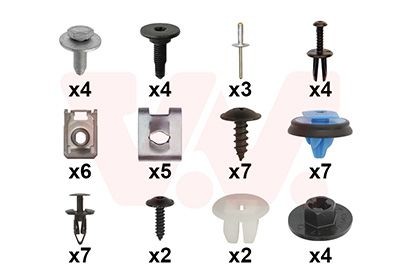 VAN WEZEL Mounting Kit, mud guard Article number: 1609796 cheaply