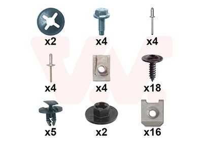 VAN WEZEL Mounting Kit, bumper Article number: 1614794 cheaply