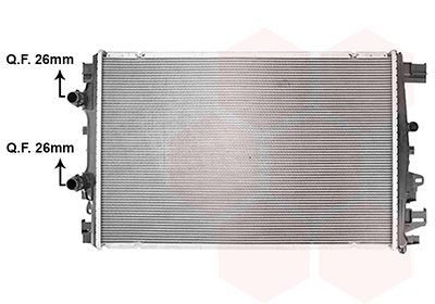 VAN WEZEL Engine radiator Article number: 17012718 cheaply