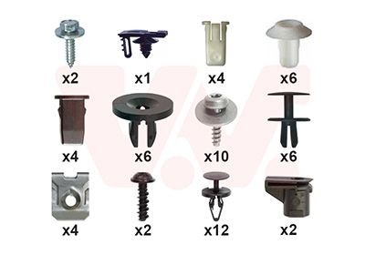 VAN WEZEL Mounting Kit, bumper Article number: 1945794 cheaply