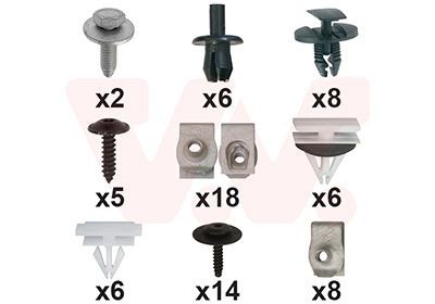VAN WEZEL Mounting Kit, bumper Article number: 3722794 cheaply