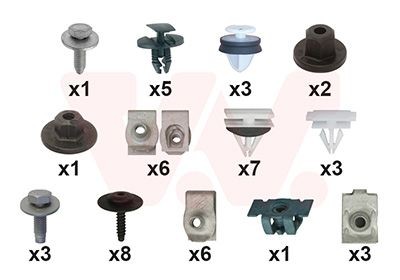 VAN WEZEL Mounting Kit, mud guard Article number: 3722796 cheaply