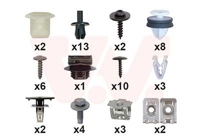 VAN WEZEL Mounting Kit, bumper Article number: 3807794 cheaply