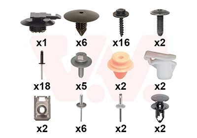 VAN WEZEL Mounting Kit, bumper Article number: 4422794 cheaply
